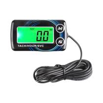 Tacômetro Indutivo Retroiluminado E Reajustável Para Motocicletas E Cortadores De Grama Com Medidor Tacômetro Indutivo Retroiluminado E Reajustável Para Motocicletas E Cortadores De Grama Com Medidor