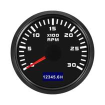 Tacômetro Universal À Prova d'Água Com Luz De Fundo Em 7 Cores, Medidor Digital De Horas 12V 24V