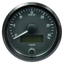 Tacômetro VDO SingleViu 80mm 3000 RPM Tacômetro VDO SingleViu 80mm 3000 RPM