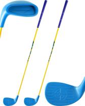 Tacos de golfe de brinquedo HOTWIND, pacote com 2 cabeças grandes, eixo de carbono de 36 polegadas Tacos de golfe de brinquedo HOTWIND, pacote com 2 cabeças grandes, eixo de carbono de 36 polegadas