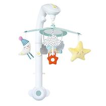 Taf Toys Sweet Dreams Mini Moon Crib Mobile com música suave e luzes. Incluindo Projetor de Luz Estrela 30 Minutos de Melodias Calmantes Clássicas e Brinquedos Suaves Pendurados Brinquedos de Berçário para Bebês Recém-Nascidos