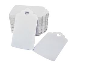 Tag Branco Etiqueta Decorativa Para Presentes Com 100 Uni. Tag Branco Etiqueta Decorativa Para Presentes Com 100 Uni.