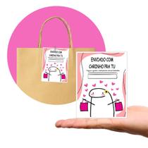 Tag Cartão de Agradecimento Pacote com 100 Peças Tam. 7,5 x 10,5 cm