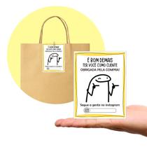 Tag Cartão de Agradecimento Pacote com 100 Peças Tam. 7,5 x 10,5 cm Tag Cartão de Agradecimento Pacote com 100 Peças Tam. 7,5 x 10,5 cm