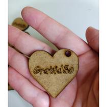 Tag Chaveiro Coração Aplique Mdf Gratidão 100 Und Tag Chaveiro Coração Aplique Mdf Gratidão 100 Und