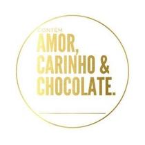 Tag - Contem Amor, Carinho & Chocolate - SOUZA FRANCO COM E DIST DE EMB