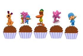 tag de doce pocoyo 50unid tag de doce pocoyo 50unid