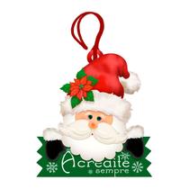Tag De Pendurar Árvore De Natal Papai Noel Frase Motivacional Acredite Enfeite Natalino Para Pinheirinho Em MDF Tag De Pendurar Árvore De Natal Papai Noel Frase Motivacional Acredite Enfeite Natalino Para Pinheirinho Em MDF