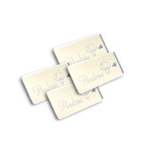 Tag Decorativa Acrílicas 3.0x1.0 cm Parabéns Prata Espelhado 10 Un Tag Decorativa Acrílicas 3.0x1.0 cm Parabéns Prata Espelhado 10 Un