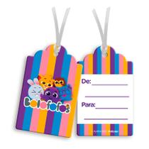 Tag Decorativa - Bolofofos - 8 unidades - Festcolor - Rizzo