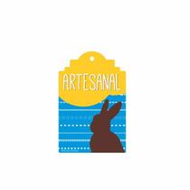 Tag Decorativa Páscoa Artesanal com 12 un. Duster Festas Rizzo Confeitaria