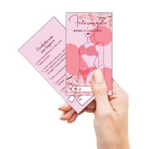 Tag / Etiqueta Roupas Moda Lingerie 100unid - Lingerie Rosa