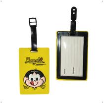 Tag Identificação de Bagagem Mochila Bolsa Viagem Mala Emborrachada Estampas de Personagens Diversos Frozen, Emogis, Panda, Unicórnio, Turma da Mônica