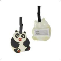 Tag Identificação de Bagagem Mochila Bolsa Viagem Mala Emborrachada Estampas de Personagens Diversos Frozen, Emogis, Panda, Unicórnio, Turma da Mônica