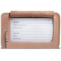 Tag Identificação em Couro Artlux ID003