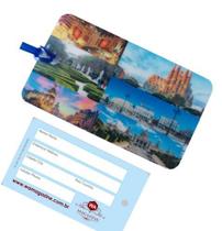 Tag Identificador Mala de Viagem Personalizada Wa Magazine