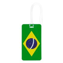 Tag Identificador Sestini de Bagagem Bandeira Brasil