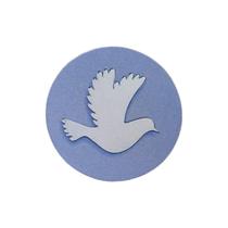 Tag Imagem Espirito Santo Paz Interior 5cm - 100 Unidades