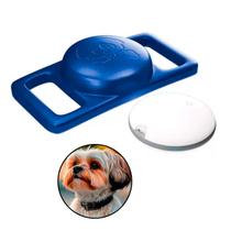 Tag Rastreador De Objetos Pets Malas Gps Faaftag + Case Coleira Azul Cachorro Gato - Faaftech