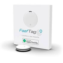 Tag Rastreador Localizador de Objetos Pets Malas GPS Faaftag Branco