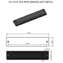TAG RFID 900MHZ Anti Metal para Controle de Acesso CX-7415 - CITROX/PPA TAG RFID 900MHZ Anti Metal para Controle de Acesso CX-7415 - CITROX/PPA
