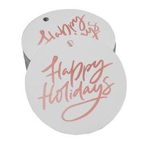 Tags de Papel com Folha Metálica para Festas de Fim de Ano - Inkdotpot Tags de Papel com Folha Metálica para Festas de Fim de Ano - Inkdotpot