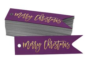 Tags de Papel Foil com Alça "Feliz Natal" - Inkdotpot Tags de Papel Foil com Alça "Feliz Natal" - Inkdotpot