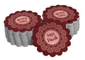 Tags de Papel Foil "Happy Diwali" para Presentes - Inkdotpot Tags de Papel Foil "Happy Diwali" para Presentes - Inkdotpot