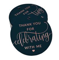 Tags de Papel "Obrigado por Celebrar Comigo" para Aniversário com Foil - Inkdotpot Tags de Papel "Obrigado por Celebrar Comigo" para Aniversário com Foil - Inkdotpot