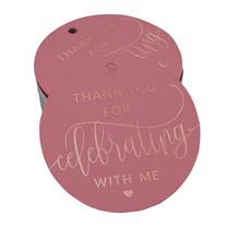 Tags de Papel "Obrigado por Celebrar Comigo" para Aniversário com Foil - Inkdotpot Tags de Papel "Obrigado por Celebrar Comigo" para Aniversário com Foil - Inkdotpot