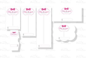 Tags para laços/acessórios