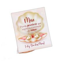 Tags para Presente + Brincos Pérola 8mm - 100 Unidades Tags para Presente + Brincos Pérola 8mm - 100 Unidades