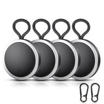 Tags Rastreadoras BowenBo Pacote com 4 Bluetooth para Encontrar no iOS Preto Tags Rastreadoras BowenBo Pacote com 4 Bluetooth para Encontrar no iOS Preto