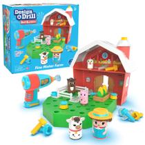 Take Apart Toy Educational Insights Design & Drill Farm 3+