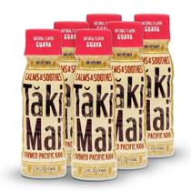 Taki Mai Kava com Goiaba Shots 74 ml - Pack com 6 Bebidas para Relaxamento