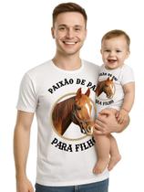 Tal Pai Tal Filho Com Camiseta e Body de Bebê