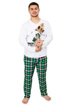 Tal Pai Tal Pet Pijama Masculino Longo e Roupa Pet Natal Chess