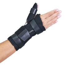 Tala Curta Para Punho e Polegar Mão Direita Órtese Kestal Preto Tala Curta Para Punho e Polegar Mão Direita Órtese Kestal Preto