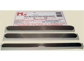 Tala Metálica Para Imobilização De Dedos 16mmx180mm - 12 unidades