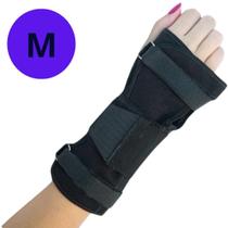 Tala Ortopédica Bilateral Mão Pulso Artrite Tendinite Órtese Lesões Leves Punho Munhequeira Unicenter 20cm
