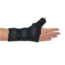 Tala Para Imobilização de Punho e Polegar em Lona Para Tendinite Preta
