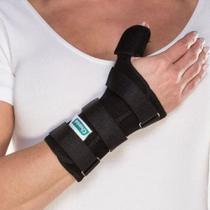 Tala Para Punho E Polegar Curta Direita Preta C611 Chantal