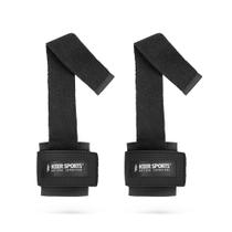 Tala Strap com munhequeira musculaçao gancho puxada Terra