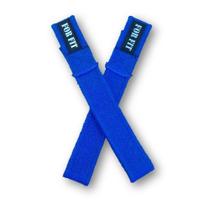 Tala Straps para Academia 100% Algodão Apoio para Musculação Super Resistente Azul OEM