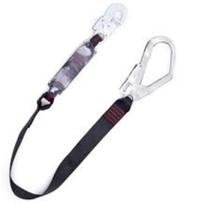 Talabarte de posicionamento em fita de nylon com ABS e mosquetão 55mm, para trabalho em conjunto com o cinturão de segurança Talabarte de posicionamento em fita de nylon com ABS e mosquetão 55mm, para trabalho em conjunto com o cinturão de segurança