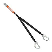 Talabarte em Y de Segurança Absorvedor de Energia ABS Com Elastano Mosquetão 55mm EPI Para Trabalho em Altura MULT1892G Talabarte em Y de Segurança Absorvedor de Energia ABS Com Elastano Mosquetão 55mm EPI Para Trabalho em Altura MULT1892G