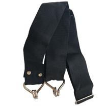 Talabarte Preto 2 Ganchos Dente Coelho Liverpool Novo Duplo