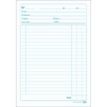 Talão de Nota Neutra 1/18 Médio 50 Folhas Tilibra