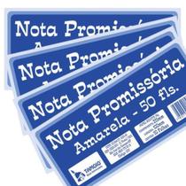 Talão De Nota Promissória Amarela 50 Folhas Tamoio