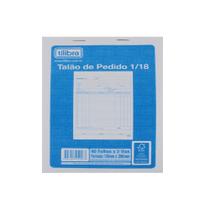 Talão de Pedido 1/18 Médio 2 Vias 40 Folhas TILIBRA Talão de Pedido 1/18 Médio 2 Vias 40 Folhas TILIBRA